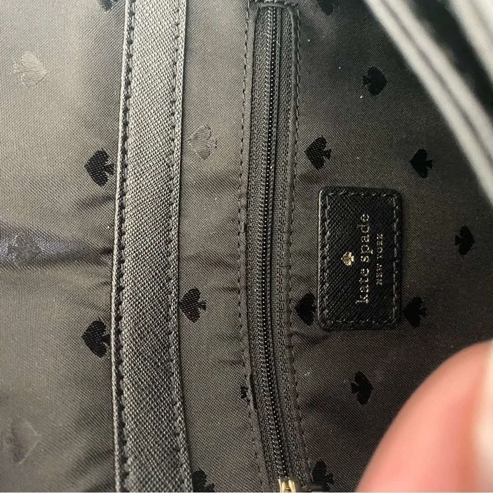kate spade | Nadine Leather Crossbody Bag Black
